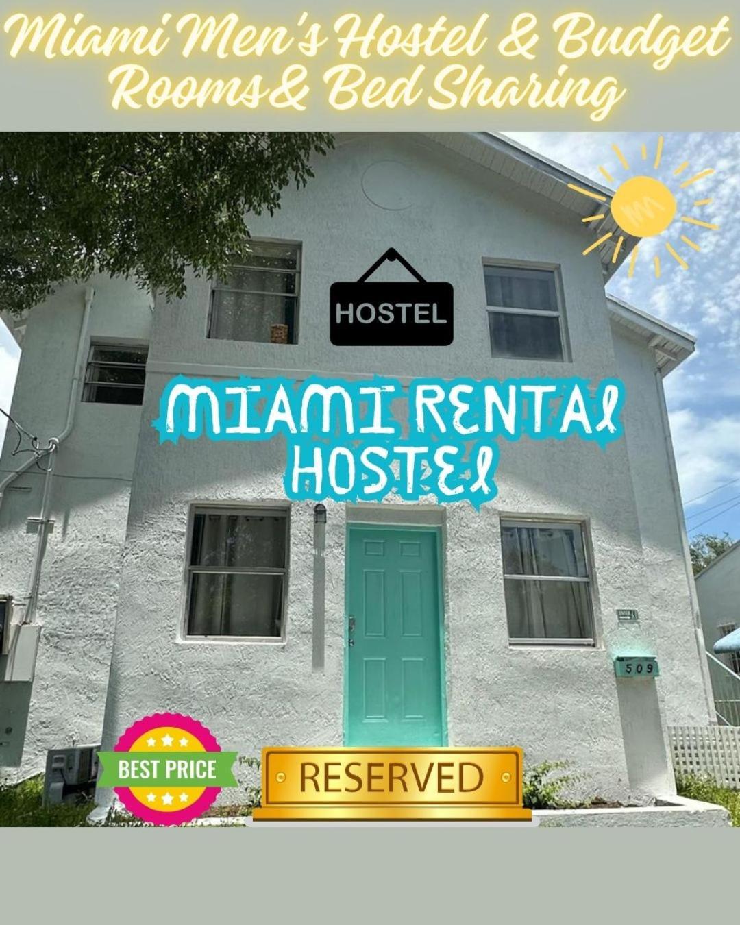 103 Miami Shared Rooms For Men Central Comfortable, Affordable Екстер'єр фото