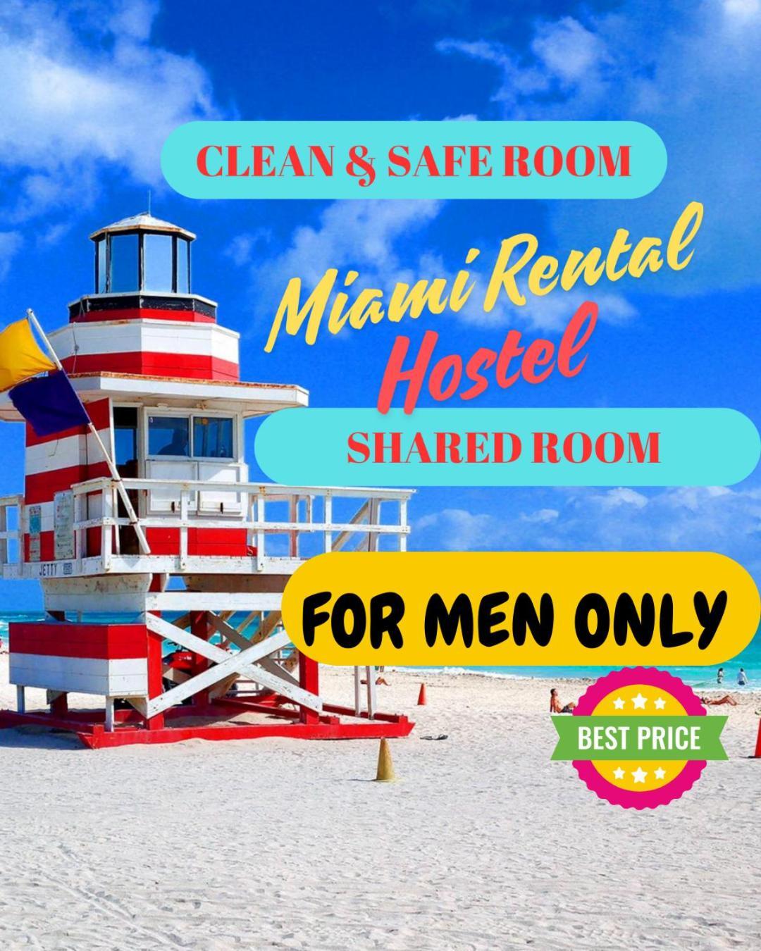 103 Miami Shared Rooms For Men Central Comfortable, Affordable Екстер'єр фото